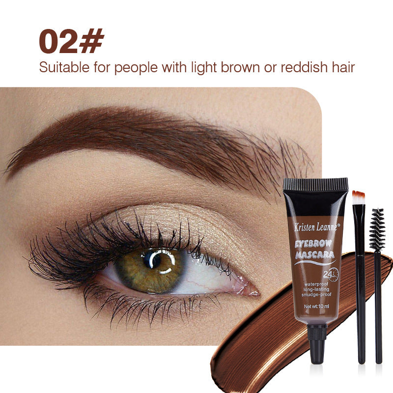 Perfectkey Eyebrow 4 Colors Mascara Waterproof Non-staining Long-lasting styling