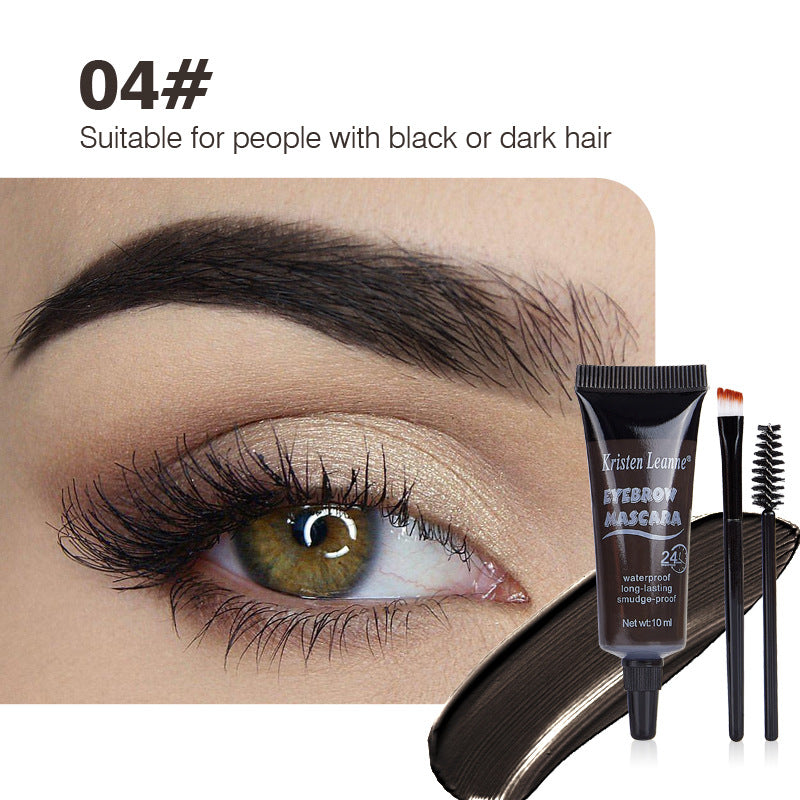 Perfectkey Eyebrow 4 Colors Mascara Waterproof Non-staining Long-lasting styling