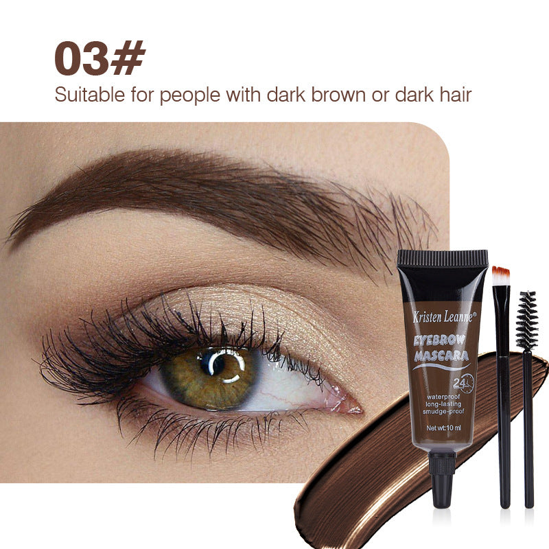 Perfectkey Eyebrow 4 Colors Mascara Waterproof Non-staining Long-lasting styling
