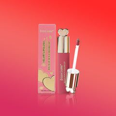 Perfectkey 8 Color Liquid Lipstick Anti Gravity Mirror Lip Glaze Fixed Color Moisture Lasting Lip Gloss